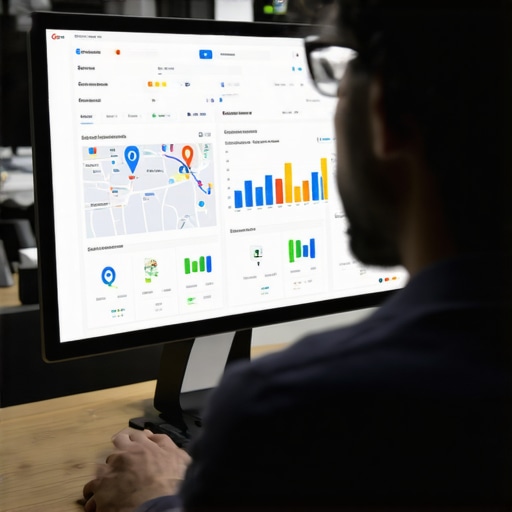 SEO expert analyzing Google Maps data for local SEO improvements