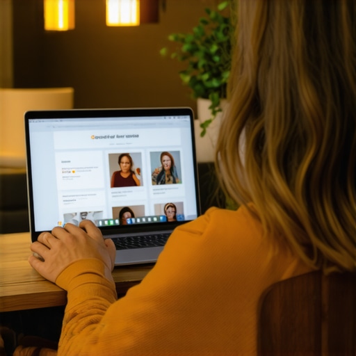 Business owner uploading photos and managing reviews on Google My Business