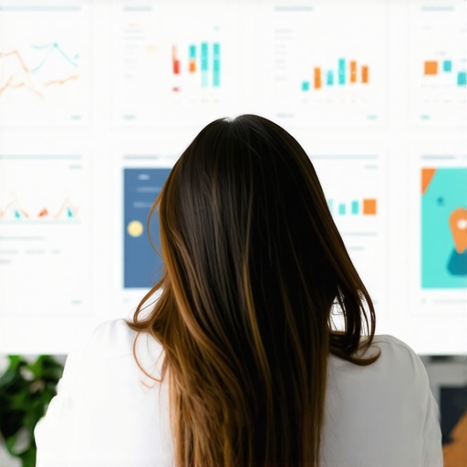 Monitoring Map SEO with Advanced Tools A person reviewing local SEO analytics and mapping tools on a computer screen.