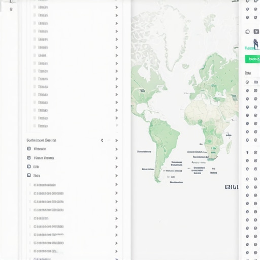 A screenshot of a digital dashboard showing map analytics and review statistics