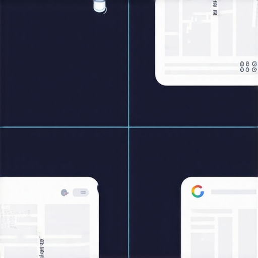 Diagram illustrating strategic steps to enhance local map presence.
