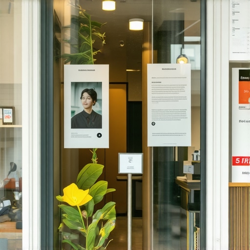 Business owner editing Google profile with photos and keywords